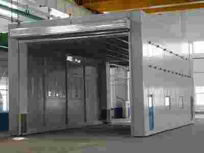 侧排风整体移动喷漆房结构组成图3