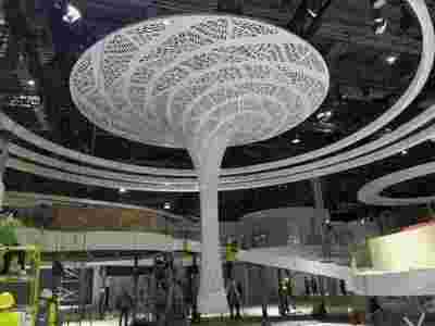 异型冲孔室内立柱铝板 密拼造型铝单板包柱子装修图4