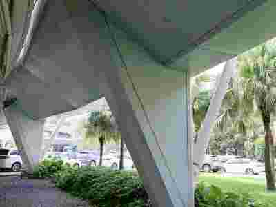 冲孔镂空氟碳铝板包柱子 包柱铝单板造型效果图图2