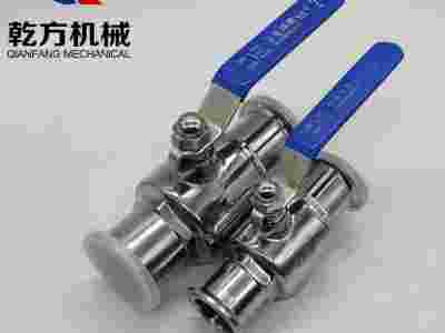 工厂订做 哈氏合金C276快装球阀 卡套式球阀 快开球阀图2