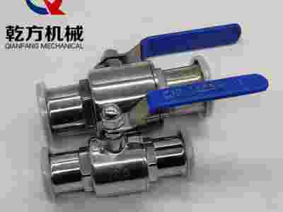 工厂订做 哈氏合金C276快装球阀 卡套式球阀 快开球阀图3