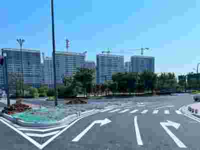 南京达尊道路标线公司njdz-1911@南京热熔道路划线图1