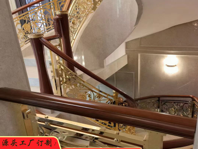 佛 山铝合金楼梯扶手厂家图1