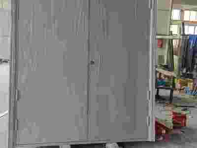 银灰色子母防火门,大量库存当天发货,合肥防火门厂图1