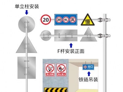 南京厂区道路标牌操作规范警示牌设计定制,厂区交通牌定做安装图3