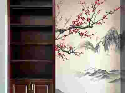 长沙实木家具厂性价比高,实木多宝格,衣柜定制工厂哪家好图1