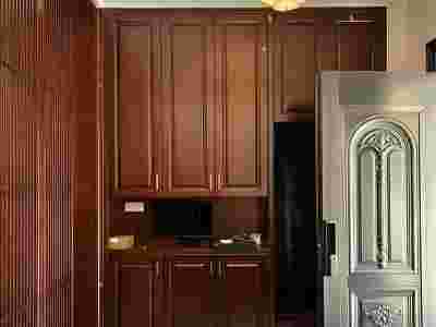 长沙定制高端家具厂家、实木隔断柜、实木橱柜定制信誉图3