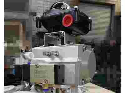 衬氟气动球阀Q641FS 法兰气动球阀图1