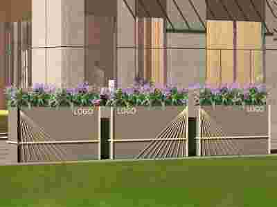 湖州花箱,上海高架桥花箱,浙江护栏花箱,杭州公园椅,湖州栏杆图1