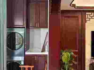 长沙整房实木家具装修经验、实木书柜、橱柜门订做服务周到图1