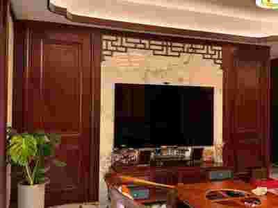 长沙整房实木家具装修经验、实木书柜、橱柜门订做服务周到图2