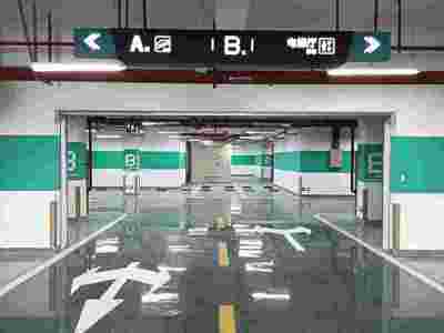 南京地库龙门牌厂家出入口龙门牌  地库灯箱 车库标识牌定制图2