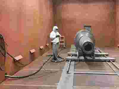 环保喷砂房内部结构图详解图1