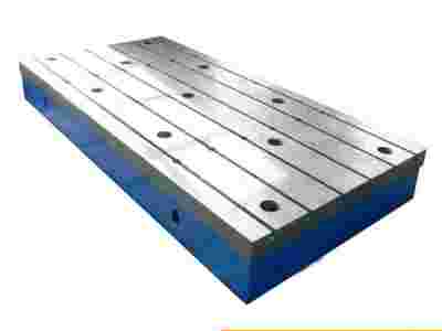 T型槽铸铁平台 　大型对接平台平板 　 异形可定制　耐磨防锈图1