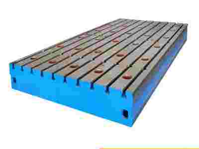 T型槽铸铁平台 　大型对接平台平板 　 异形可定制　耐磨防锈图3