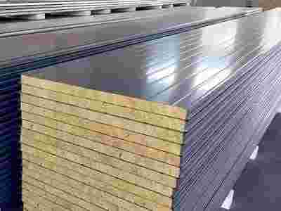 岩棉彩钢复合板耐用抗压厂家报价图1