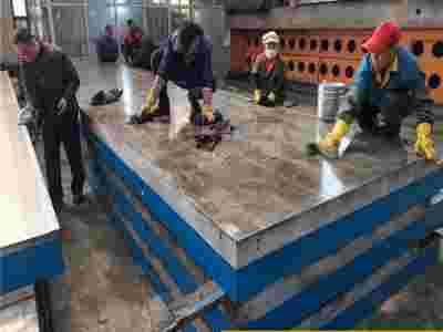 与大家分享怎样轻松的对铸铁试验平台进行调平图2