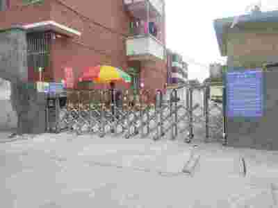 泰安双兴学校电动伸缩门轮子拆装图解图1