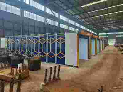 移动伸缩式喷漆房制造商图1