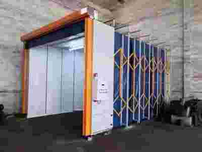 移动伸缩式喷漆房制造商图2