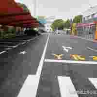 南京江宁区交通规划_目赏小区行人通道道路划线