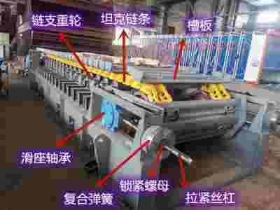 板式给料机拉紧装置图2